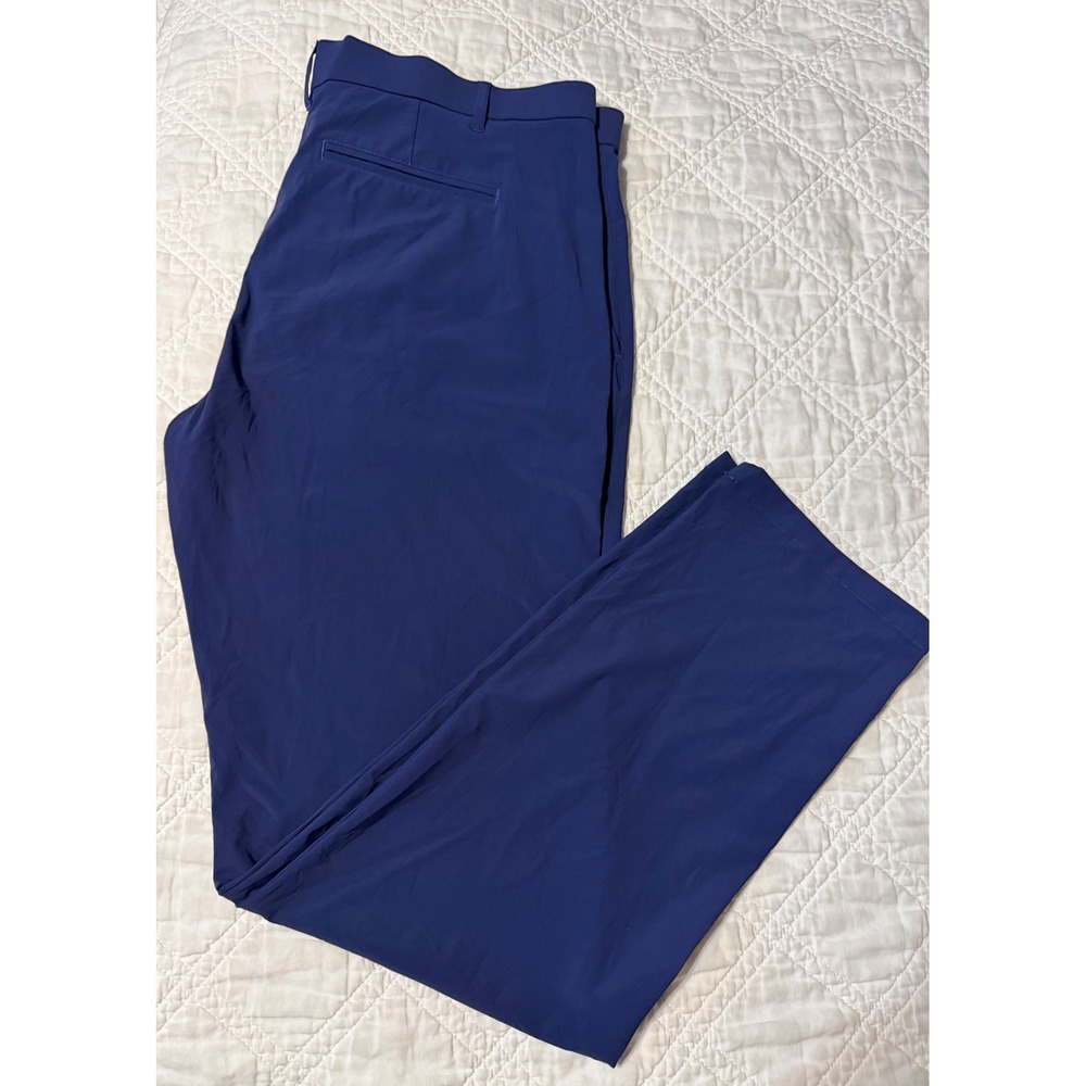 Greyson Montauk Golf Pants Mens 38x32 Navy Blue Performance Stretch Chino